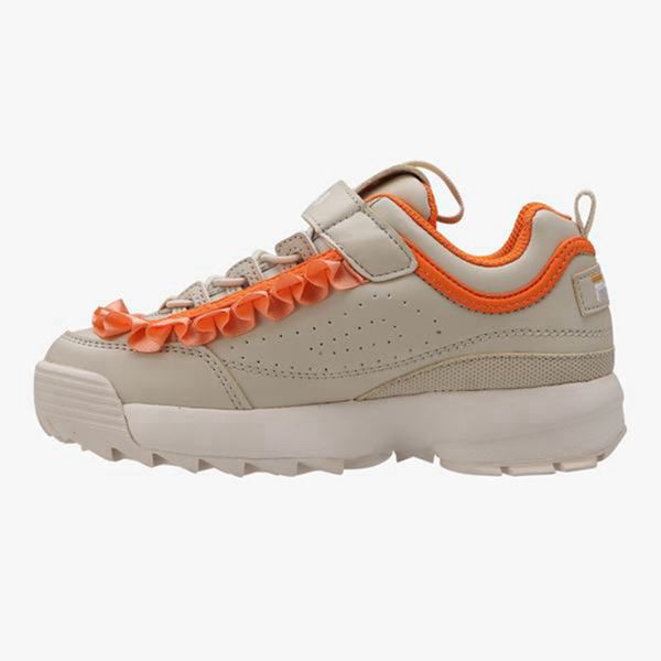 Fila Tenisky Detske Béžové / Oranžové - Disruptor 2 Kd Frill Vypredaj - Slovakia 89475-UITA